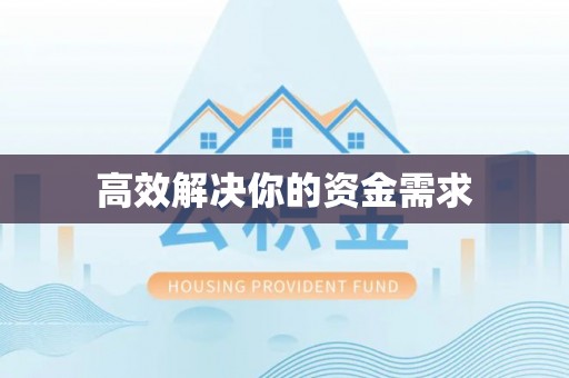 维西高效解决你的资金需求