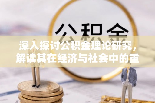 维西深入探讨公积金理论研究，解读其在经济与社会中的重要角色
