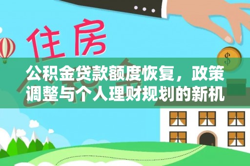 维西公积金贷款额度恢复，政策调整与个人理财规划的新机遇